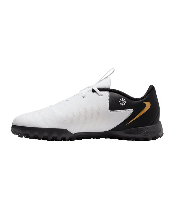 Nike Jr Phantom GX II Academy TF Kids Mad Ready Weiss Schwarz Gold F100 - weiss