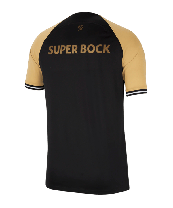 Nike Sporting Lissabon X CR7 Trikot 2023/2024 Schwarz Gold F010 - schwarz