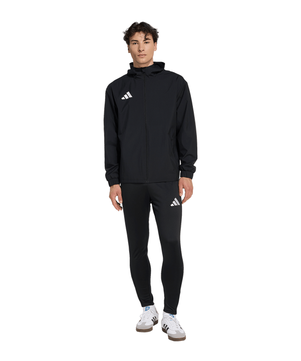 adidas Entrada 26 Regenjacke Schwarz - schwarz