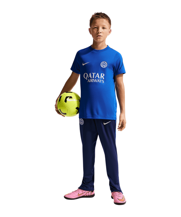 Nike Inter Mailand Trainingsshirt Kids Blau F439