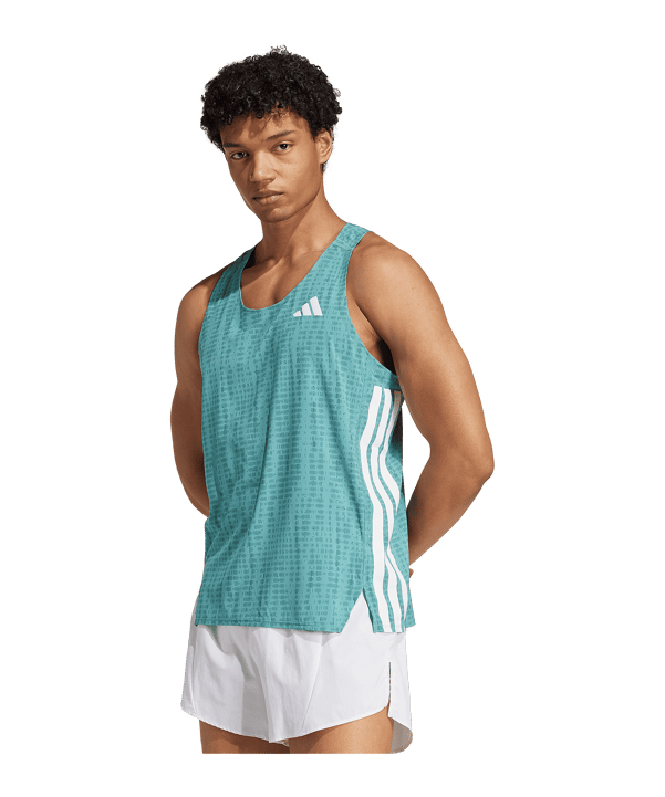 adidas Running Singlet Tanktop Blau - blau