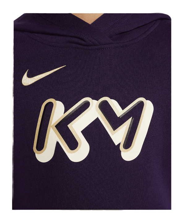 Nike Club Fleece Hoody Kids Lila F585 - lila