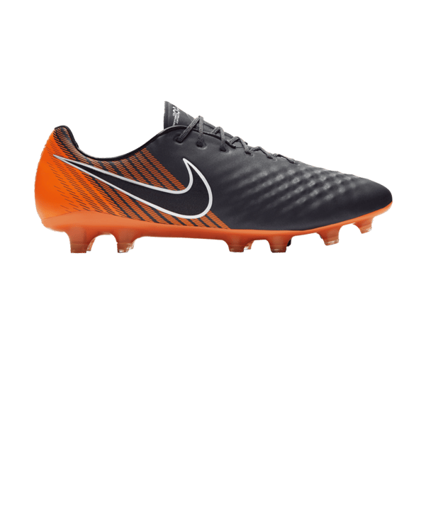 Nike Magista Obra II Elite FG Grau Orange F080 - grau