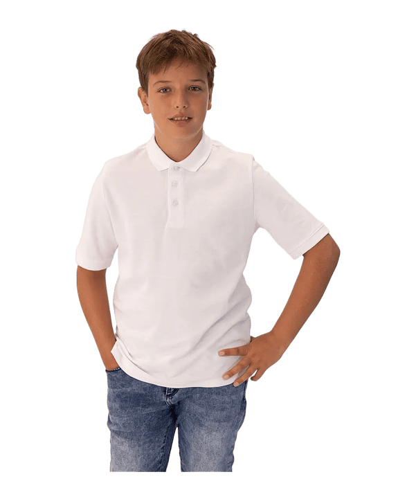 JAKO Polo Enfants Blanc CC6320 - blanc