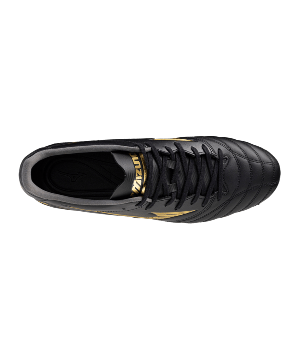 Mizuno Morelia Neo IV Pro FG Aurum Schwarz Gold F50 - schwarz