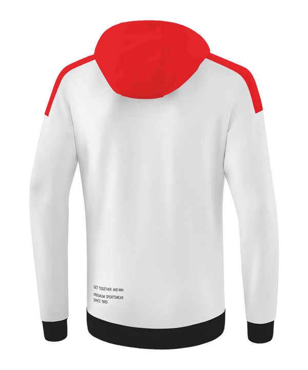 Erima Change by Hoody Weiss Rot - weiss