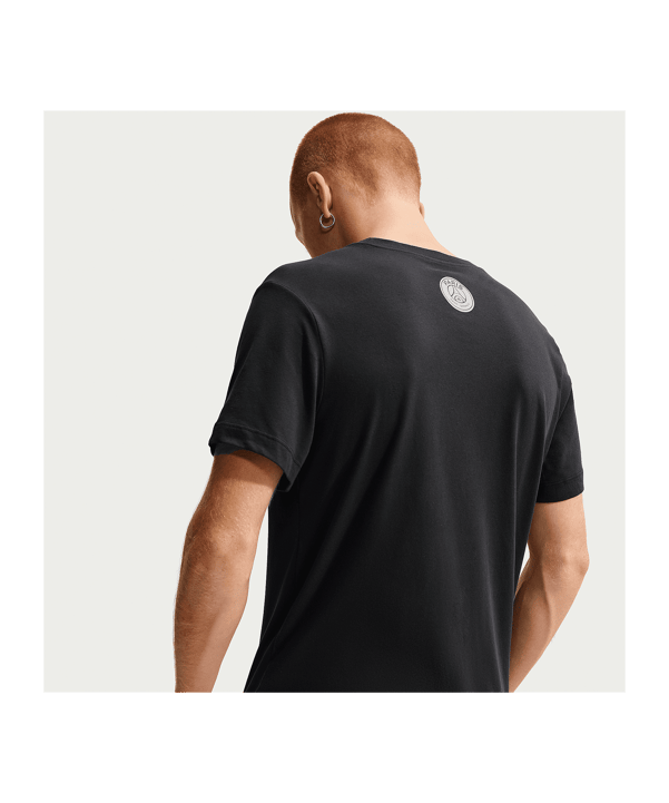 Nike Paris Saint-Germain Swoosh T-Shirt Schwarz F010 - schwarz