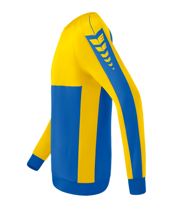 Erima Six Wings Sweatshirt Kids Blau Gelb - blau