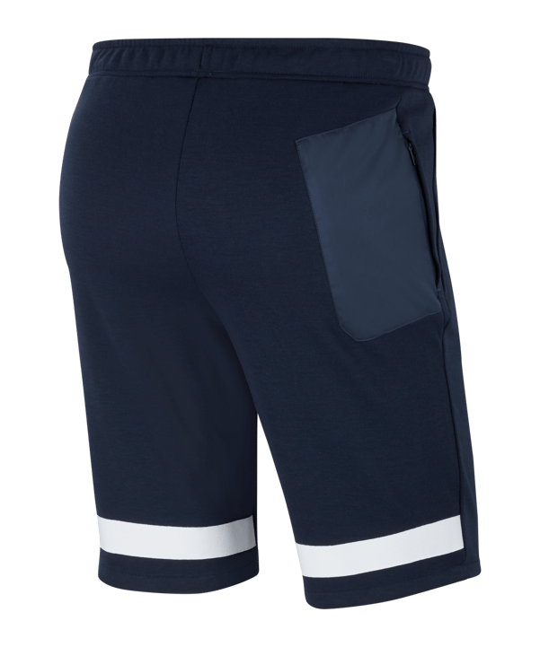 Nike Strike 21 Fleece Short Blau Weiss F451 - blau