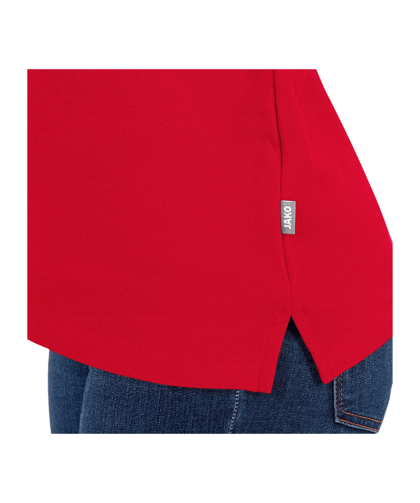 JAKO Organic Poloshirt Damen Rot F100 - rot