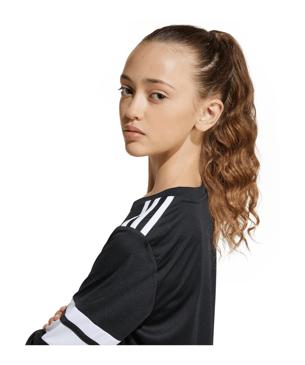 adidas Squadra 25 Trikot Langarm Kids Schwarz - schwarz