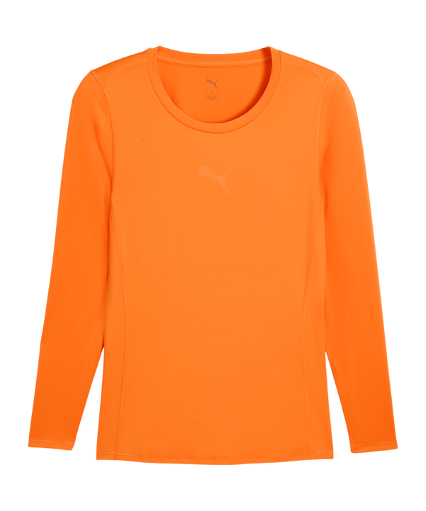 PUMA teamLIGA26 Baselayer LS T-Shirt Orange F08 - orange