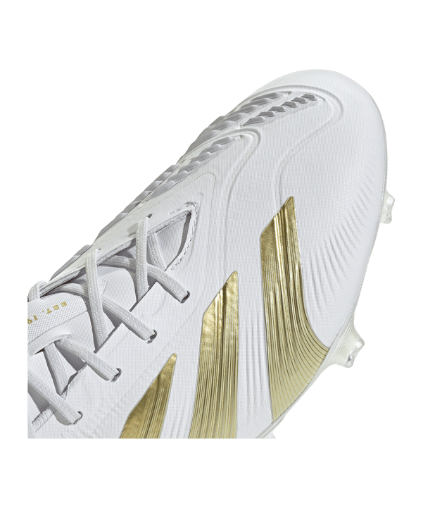 adidas Predator Elite FG Day Spark Weiss Gold - weiss