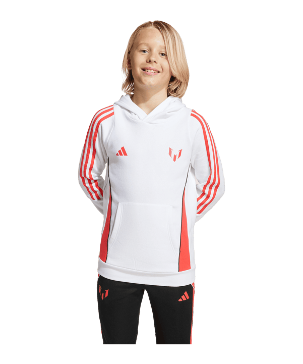 adidas Messi Hoody Kids Weiß - weiss