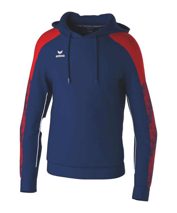 Erima Evo Star Hoody Kids Blau Fnewnavyrot - blau