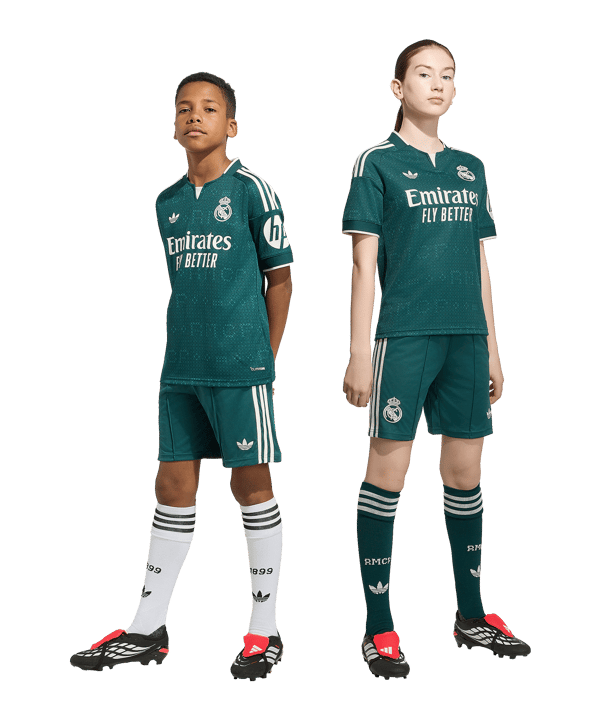 adidas Real Madrid Court Away 2026/2027 Enfants Vert - vert