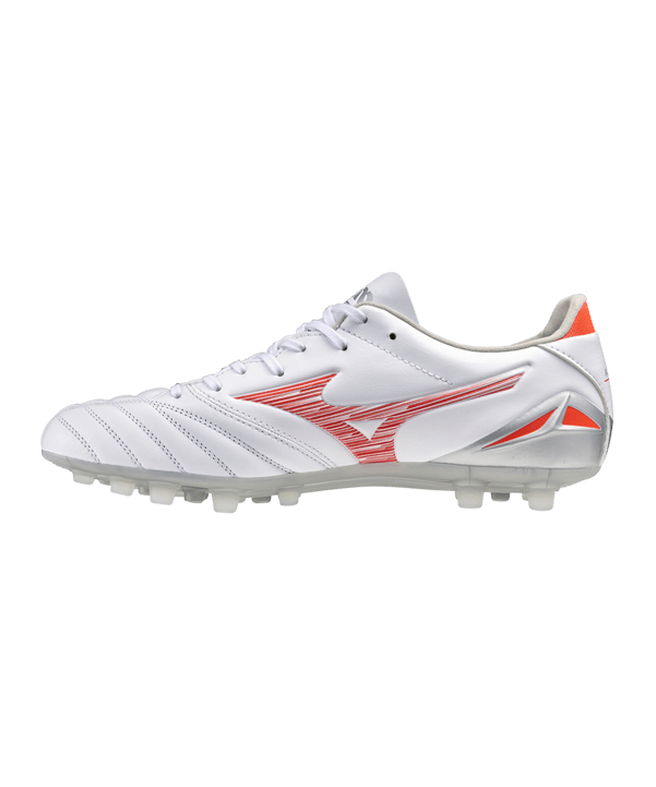Mizuno Morelia Neo IV AG Charge wit rood F60 - wit