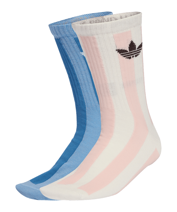 adidas Stripes Crew 2er Pack Socken Beige - beige