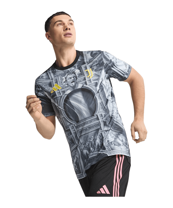 adidas Juventus Turin Prematch T-Shirt 2025/2026 Schwarz - schwarz