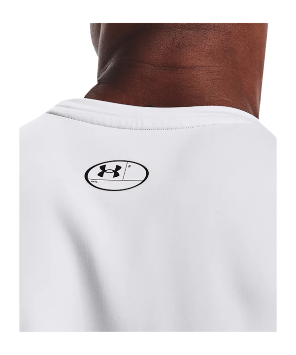 Under Armour Baselayer CG Fitted T-Shirt Weiß F100 - weiss