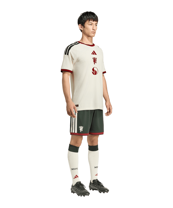 adidas Manchester United Authentic Maglietta 3rd 2026/2027 Beige - beige