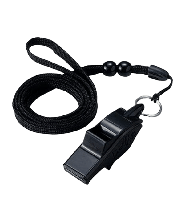 Molten Referee Whistle Dolfin Pro Pfeife Schwarz - schwarz