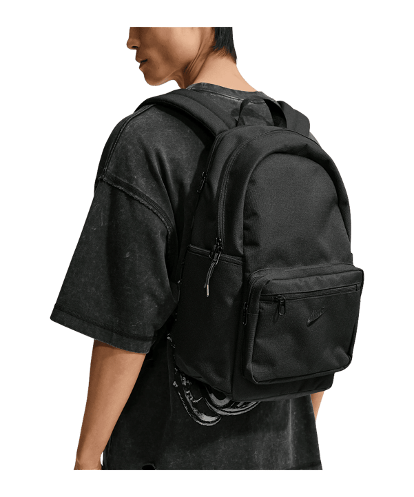 Nike Heritage Eugene Rucksack Schwarz - schwarz