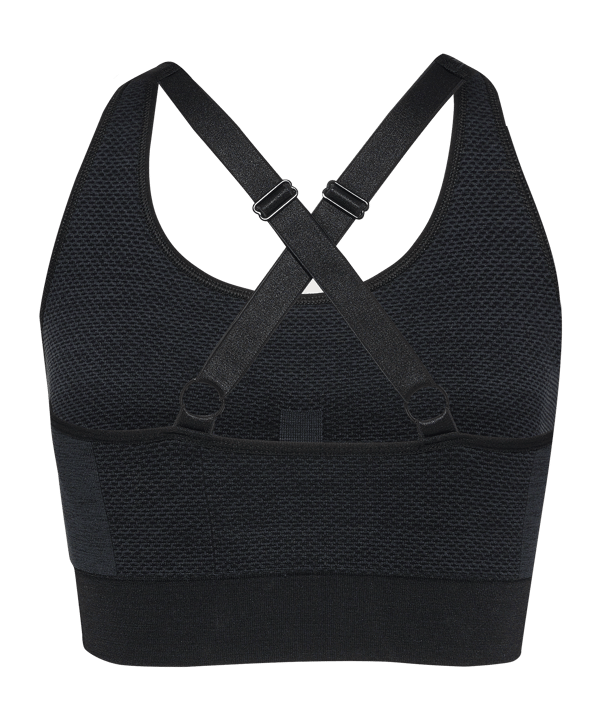 Hummel Sport-BH Damen Schwarz F2508 - schwarz