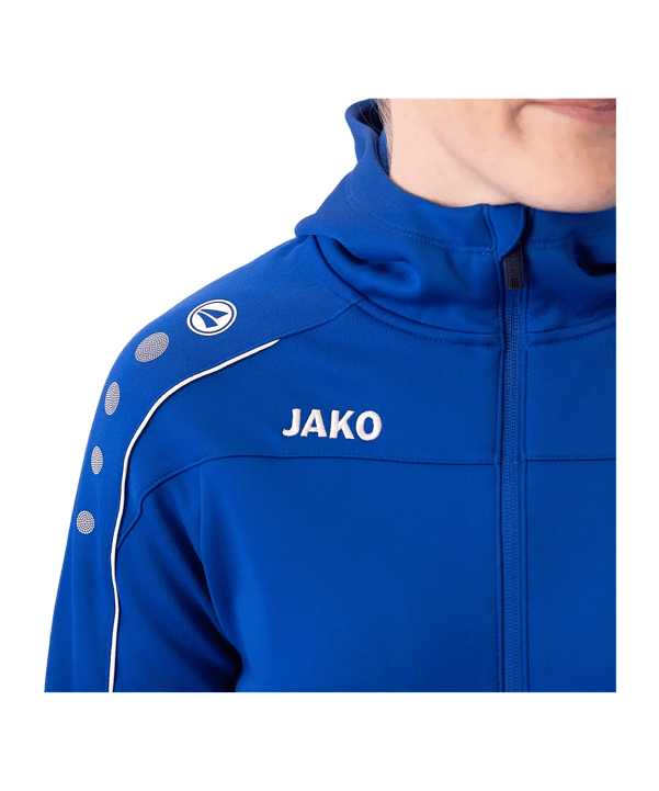 JAKO Classico Veste à capuche Femmes Bleu C04 - bleu
