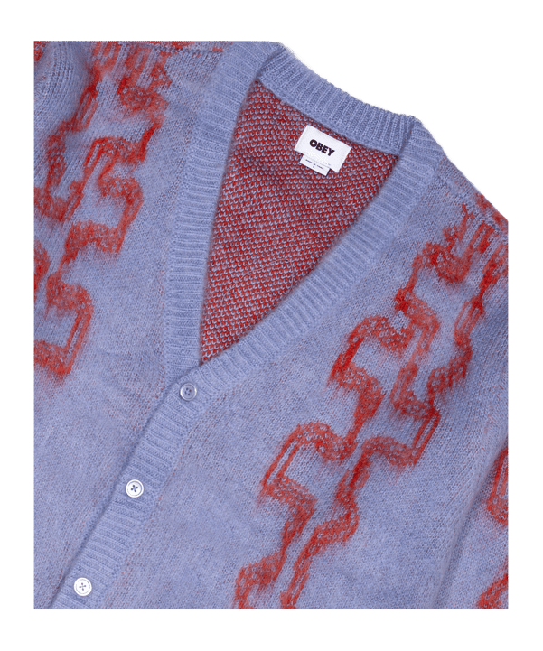 Obey Temple Cardigan Lila - lila