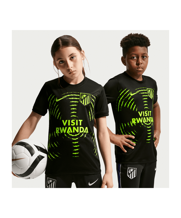 Nike Atletico Madrid Prematch T-Shirt 2026/2027 Kids Schwarz F010