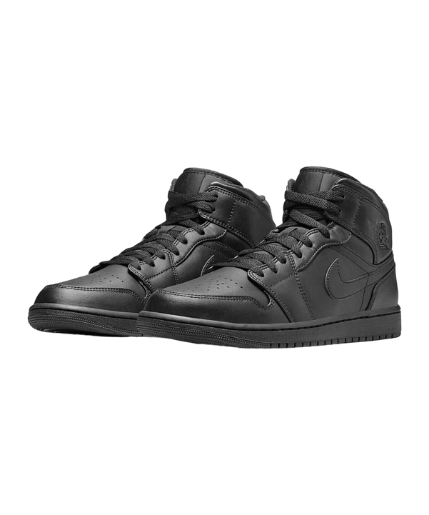 Jordan Air 1 Mid Schwarz F093 - schwarz