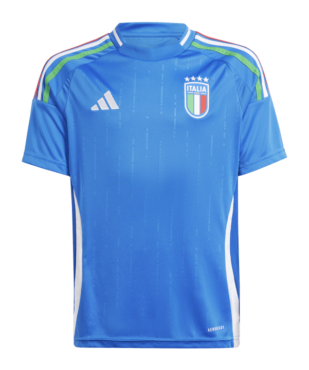 adidas Italië Shirt Kinderen Blauw - blauw