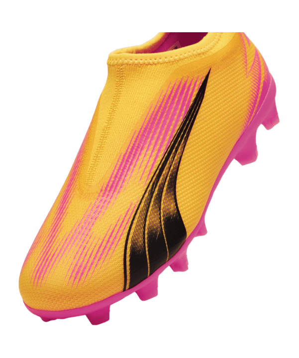 PUMA ULTRA Match LL FG/AG Jr Kids The Forever Faster Orange Schwarz F03 - orange