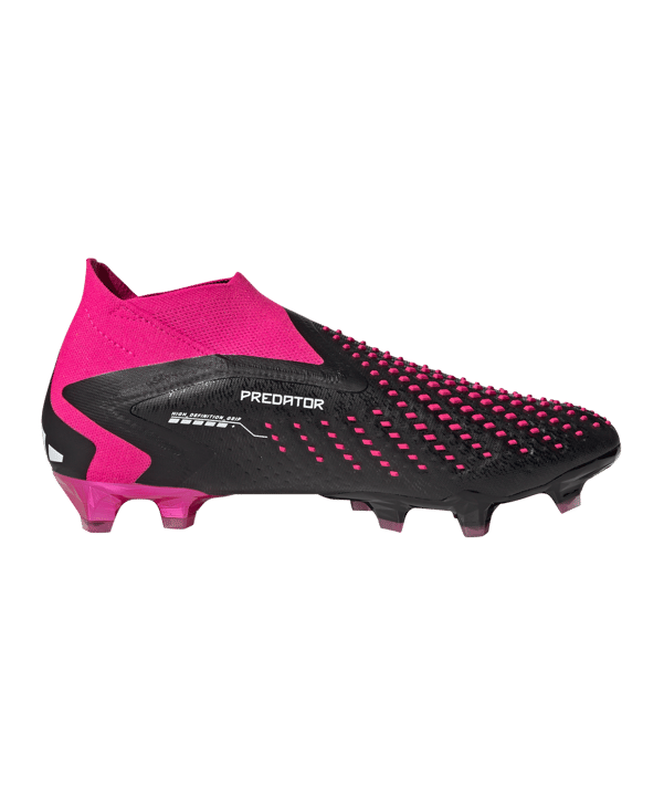 adidas Predator Accuracy+ FG Own Your Football Schwarz Weiss Pink - schwarz