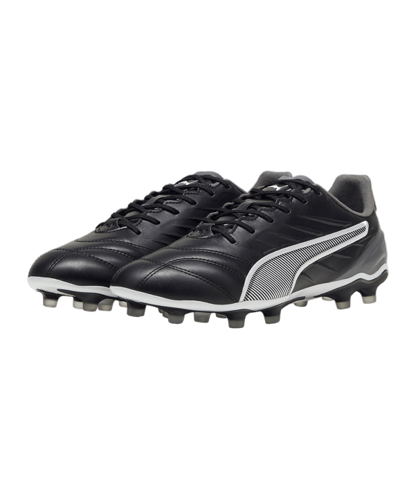 PUMA KING Pro FG/AG Eclipse Schwarz Weiss F01 - schwarz
