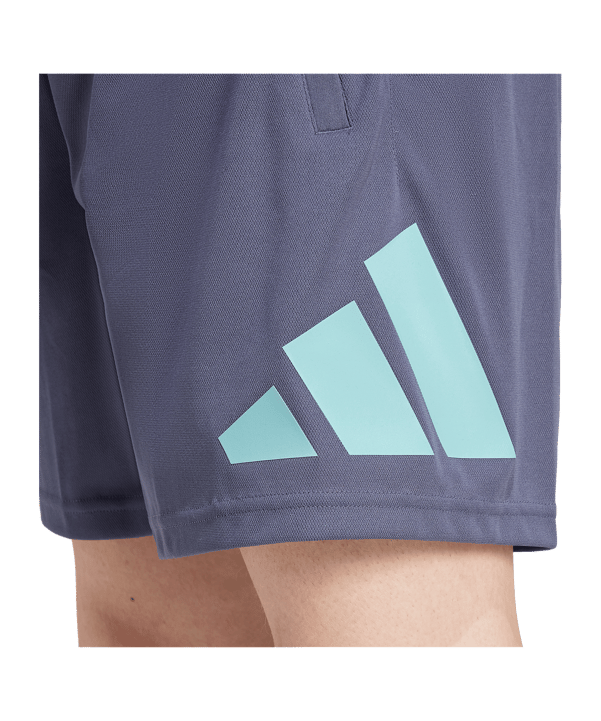 adidas Logo Short Short Blau - blau