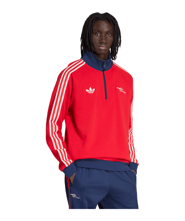 adidas FC Arsenal London Originals Zip Top Rot - rot
