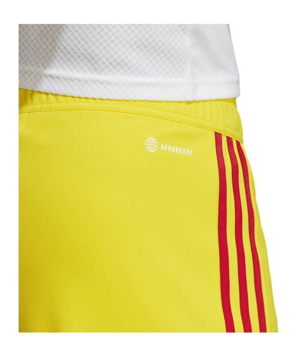 adidas Tiro 23 Short Gelb Rot - gelb