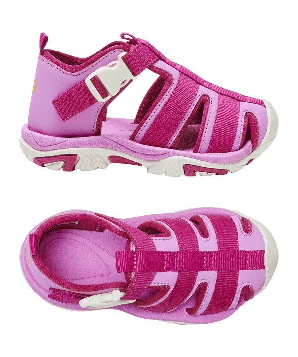 Hummel Sandal Buckle Sneaker Kids Grau F3445 - grau