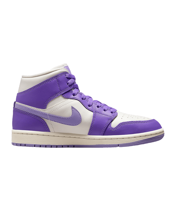 Jordan Air 1 Mid Damen Lila Weiss F504 - lila