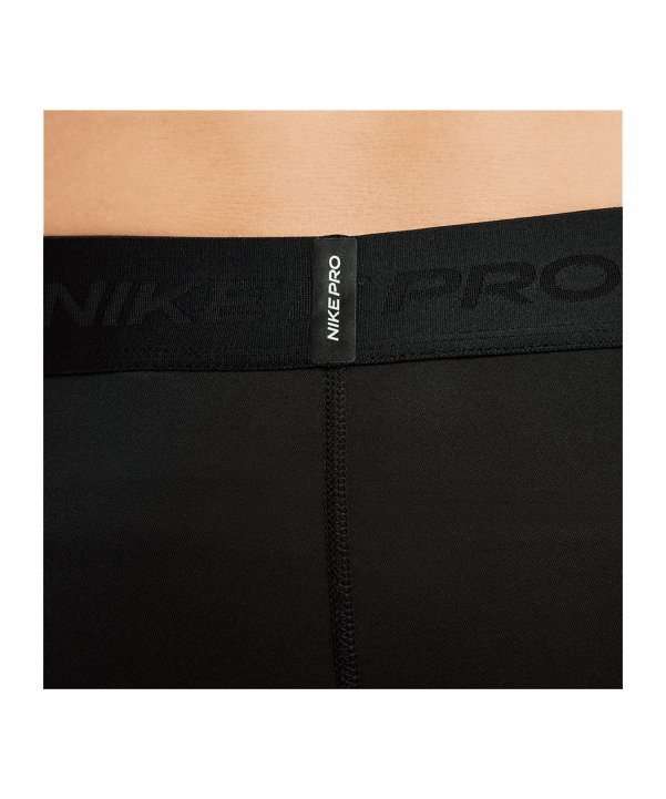 Nike Pro 3/4 Training Tight Schwarz Weiss F010 - schwarz