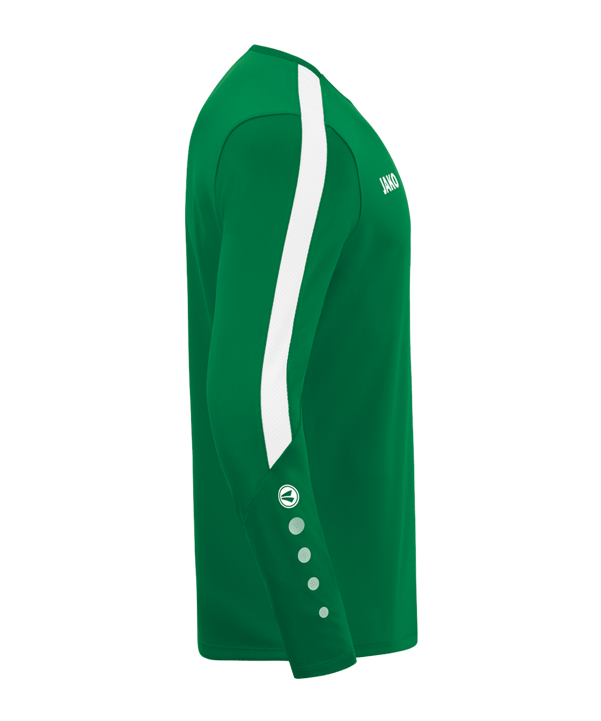 JAKO Power Sweatshirt Grün Weiss F200 - gruen