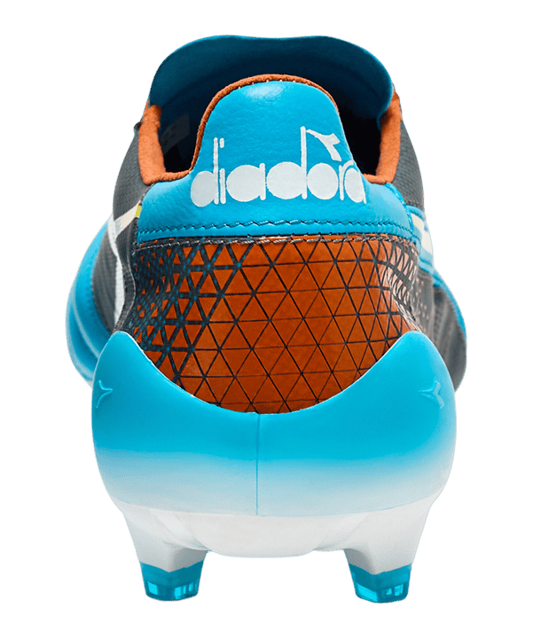 Diadora Brasil Elite Veloce FG Blau Weiss Orange FD0954 - blau