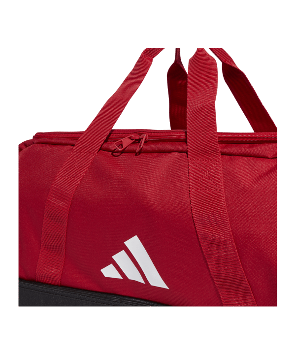 adidas Tiro League Duffel Bag Gr. M Rot Weiss - rot