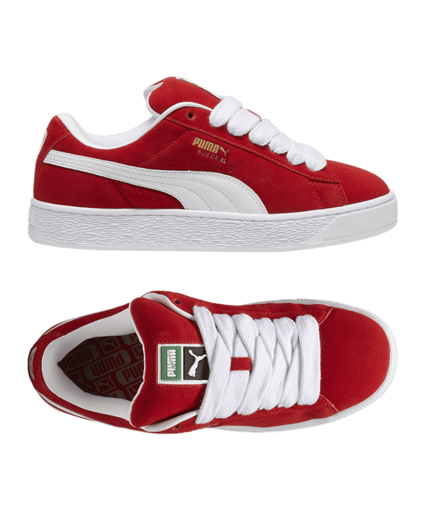 PUMA Suede XL Rot Weiss F03 - rot