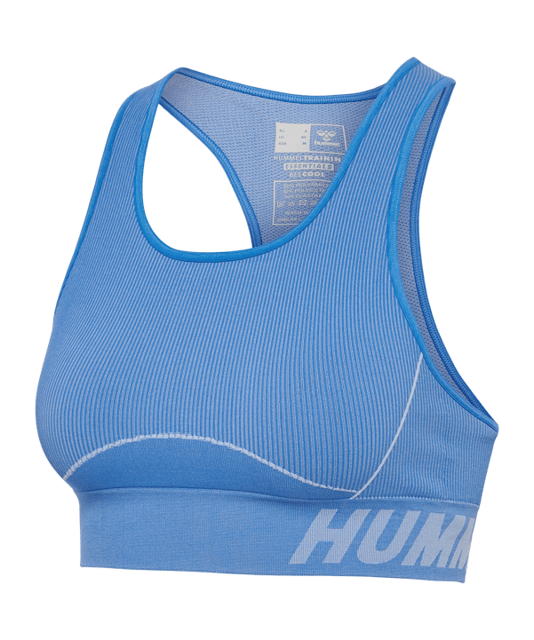 Hummel Te Christel Seamless Sports Tanktop Damen Blau F7216 - blau