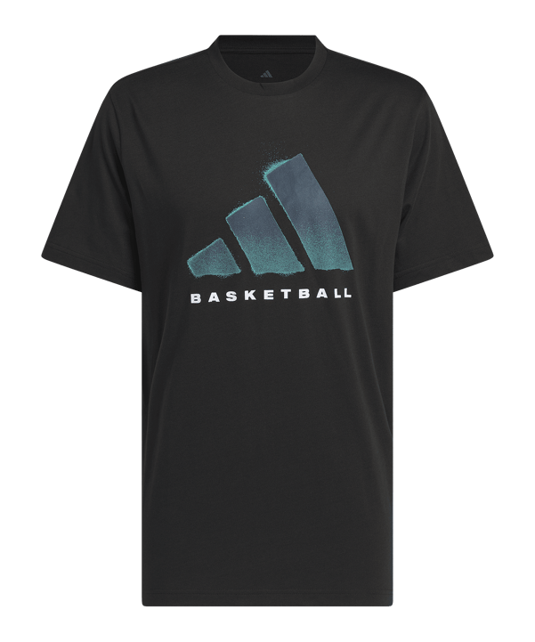 adidas Basketball Graphic T-Shirt Schwarz - schwarz