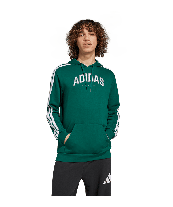 adidas College Hoody Grün - gruen