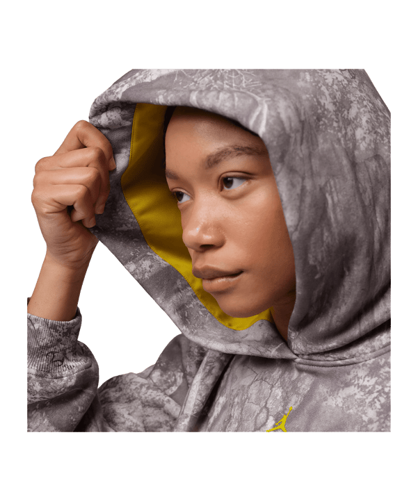 Jordan Brooklyn Cropped Sweatshirt à capuche Femmes Blanc C100 - blanc
